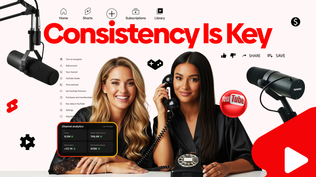 Consistency is key to building real YouTube Audience