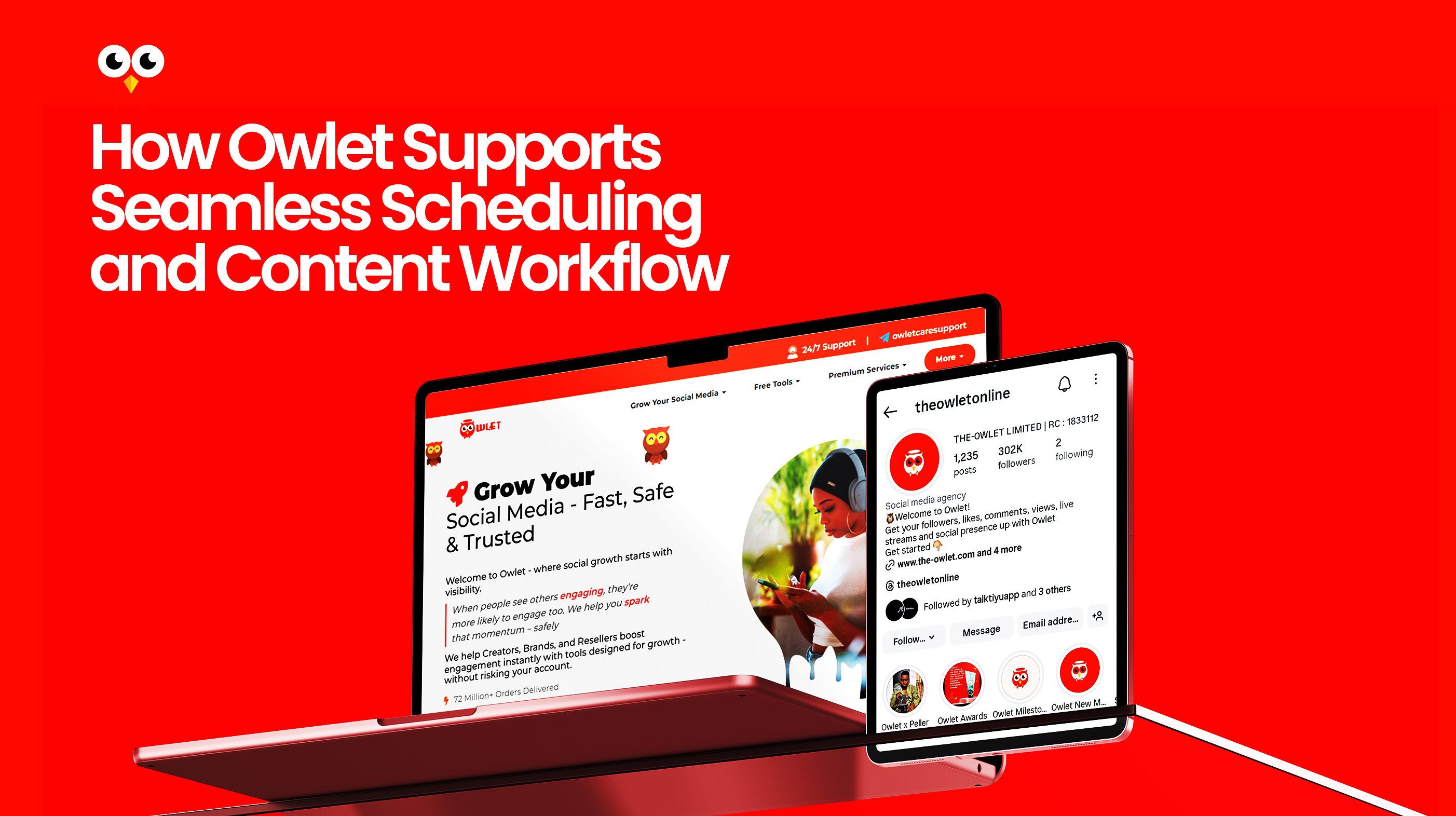 Social media scheduling tool